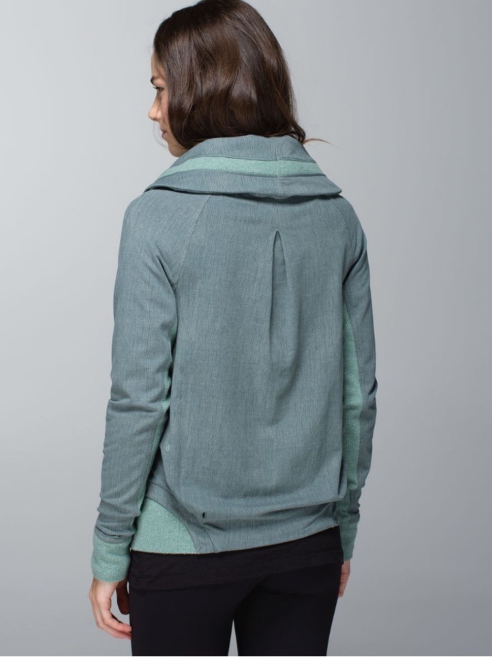 Lululemon To Class Jacket Burlap Texture Deep Shore Earl Grey Green size 6 - Picture 2 of 16